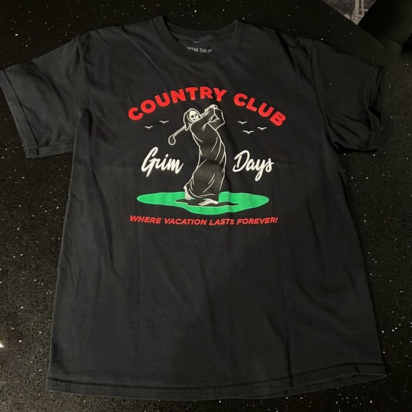 Grim Days Horror - Country Club T-Shirt - Medium - Picture 2 of 5